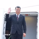 Thủ tướng Lê Minh Hưng rời Hà Nội sang tham dự Hội nghị Cấp cao Kỷ niệm 35 năm quan hệ ASEAN-Nga tại Kazan. (Ảnh: Dương Giang/TTXVN)