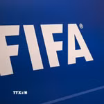 Biểu tượng Liên đoàn Bóng đá thế giới (FIFA). (Ảnh: AFP/TTXVN)