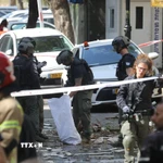 Hiện trường một vụ tấn công của Iran tại Tel Aviv, Israel, ngày 6/3/2026. (Ảnh: THX/TTXVN)