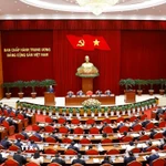 Phiên khai mạc Hội nghị Ban Chấp hành Trung ương Đảng khóa XIII. (Ảnh: Doãn Tấn/TTXVN)