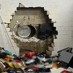 Khoảng 30 triệu euro bị đánh cắp trong vụ đột nhập vào kho tiền của chi nhánh ngân hàng Sparkasse. (Nguồn: derwesten)