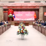 Quang cảnh cuộc hội đàm. (Ảnh: An Đăng/TTXVN)