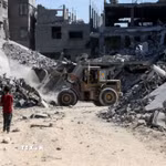Cảnh đổ nát do xung đột tại Gaza. (Ảnh: THX/TTXVN)