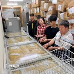 Mỳ thành phẩm chuẩn bị tung ra thị trường. (Ảnh: TTXVN phát)