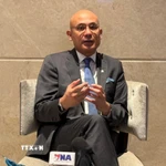 Thứ trưởng Ngoại giao Indonesia, Armanatha Kristiawan Nasir. (Ảnh: Đào Trang/TTXVN)