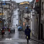 Một con phố tại Santiago de Cuba, Cuba. (Ảnh: Reuters/TTXVN)