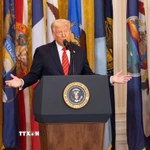 Tổng thống Mỹ Donald Trump. (Ảnh: THX/TTXVN)