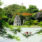 Hồ Hoàn Kiếm. (Ảnh: Ðình Na/TTXVN)