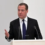 Phó Chủ tịch Hội đồng An ninh Nga Dmitry Medvedev. (Ảnh: AFP/TTXVN)