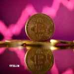 Đồng tiền điện tử Bitcoin. (Ảnh: Reuters/TTXVN)