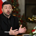 Tổng thống Ukraine Volodymyr Zelensky. (Ảnh: PAP/TTXVN)