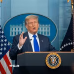 Tổng thống Mỹ Donald Trump. (Ảnh: THX/TTXVN)