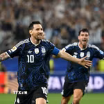 Argentina sẽ gặp tân binh Cape Verde ở vòng 32 đội World Cup 2026. (Ảnh: AFP/TTXVN)