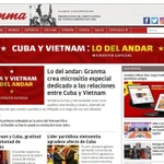 Báo Granma ra mắt chuyên trang đặc biệt kỷ niệm 65 năm Việt Nam-Cuba