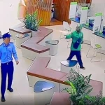 Vụ cướp ngân hàng ở Gia Lai. (Nguồn: Internet)