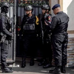 Cảnh sát Indonesia. (Ảnh: THX/TTXVN)