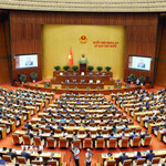 Toàn cảnh Phiên khai mạc trọng thể Kỳ họp thứ 10, Quốc hội khóa XV. (Ảnh: Phạm Kiên/TTXVN)