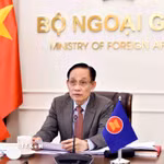 Bộ trưởng Ngoại giao Lê Hoài Trung, (Ảnh: An Đăng/TTXVN)