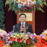 Tổng Bí thư, Chủ tịch nước Lào Thongloun Sisoulith. (Ảnh: THX/TTXVN)