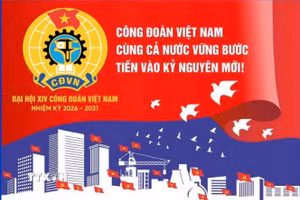 Đại hội XIV Công đoàn Việt Nam: “Đoàn kết-Dân chủ-Kỷ cương-Đổi mới-Phát triển” 