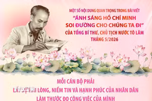 Lấy sự hài lòng, niềm tin và hạnh phúc của Nhân dân làm thước đo công việc 