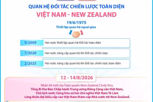 Quan hệ Đối tác Chiến lược Toàn diện Việt Nam-New Zealand