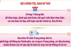 Kết luận số 183-KL/TW: Bộ Chính trị, Ban Bí thư sẽ họp mỗi tháng 1 lần 