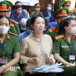 Bị cáo Trương Mỹ Lan tại phiên tòa ngày 13/3/2024. (Ảnh: Thanh Vũ/TTXVN)