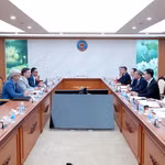 Toàn cảnh buổi làm việc. (Nguồn: Bộ Tài chính)