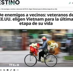 Bài báo “Từ kẻ thù thành láng giềng: Cựu binh Mỹ chọn Việt Nam cho chương cuối cuộc đời” đã khắc họa chân thực hành trình hòa giải đầy nhân văn giữa những người lính năm xưa. (Ảnh: Mai Phương/TTXVN)