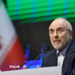 Chủ tịch Quốc hội Iran Mohammad Bagher Ghalibaf. (Ảnh: THX/TTXVN)