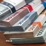 Đồng euro. (Ảnh: AFP/TTXVN)