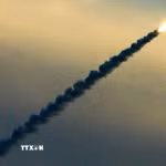 Một vụ thử tên lửa Arrow tại căn cứ không quân Palmahim của Israel. (Ảnh: AFP/TTXVN)