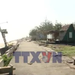 Quảng Trị: Kè biển Nhật Lệ chưa nghiệm thu đã bị sóng đánh hư hỏng