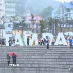 Khu du lịch Tam Đảo ngày càng thu hút đông đảo du khách đến tham quan, nghỉ dưỡng. (Ảnh: Nguyễn Thảo/TTXVN)