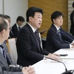 Chánh Văn phòng Nội các Nhật Bản Minoru Kihara phát biểu tại cuộc họp ở thủ đô Tokyo, ngày 13/1/2026. (Ảnh: Kyodo/TTXVN)