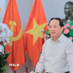 Đồng chí Trịnh Văn Quyết, Ủy viên Bộ Chính trị, Bí thư Trung ương Đảng, Trưởng Ban Tuyên giáo và Dân vận Trung ương. (Ảnh: Lê Đông/TTXVN)