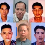 14 đối tượng trong nhóm dàn cảnh cướp giật tài sản tại Khu du lịch Tân Huê Viên bị Công an thành phố Cần Thơ truy tìm. (Ảnh: TTXVN phát)