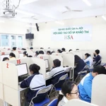 Các thí sinh tham gia Kỳ thi đánh giá năng lực (HSA) năm 2026 Đại học Quốc gia Hà Nội. (Nguồn: Đại học Quốc gia Hà Nội)