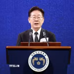 Tổng thống Hàn Quốc Lee Jae Myung. (Ảnh: YONHAP/TTXVN phát)