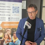 Giáo sư Geert Angenon, Đại học Vrije Universiteit Brussel (VUB) trả lời phỏng vấn TTXVN tại Brussels (Bỉ). (Ảnh: Duy Tùng/TTXVN)