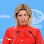 Người phát ngôn Bộ Ngoại giao Nga Maria Zakharova. (Ảnh: IRNA/TTXVN)