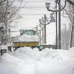 Tuyết rơi dày đặc tại Hokkaido, Nhật Bản. (Ảnh: Kyodo/TTXVN)
