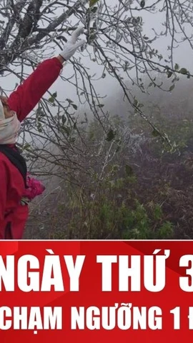 Miền Bắc rét đậm ngày thứ 3, Mẫu Sơn chạm ngưỡng 1 độ C