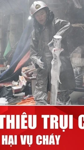 Cập nhật thiệt hại vụ cháy chợ Xanh Định Công ở Hà Nội