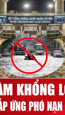 Xây khẩn cấp 2 bể ngầm khổng lồ, Hà Nội giải quyết tình trạng ngập úng