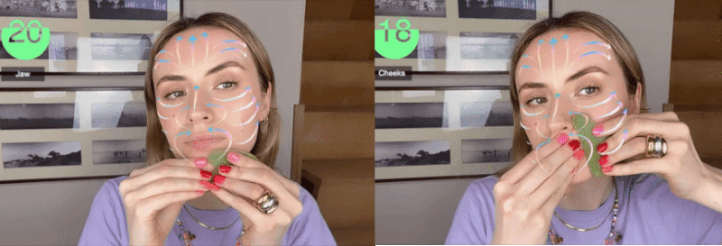 Massage mặt bằng đá gua sha để chống lão hóa và giảm căng thẳng ảnh 3