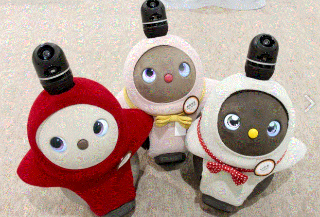 Robot Lovot của tập đoàn Groove X. (Nguồn: Kyodo) Robot giúp xoa dịu tâm lý trong khi giãn cách xã hội tại Nhật Bản ảnh 1