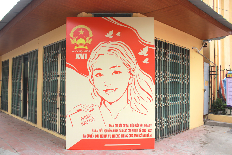 Ngày 15/3, cử tri cả nước sẽ đi bỏ phiếu bầu cử đại biểu Quốc hội khóa XVI và Hội đồng Nhân dân các cấp nhiệm kỳ 2026-2031. (Ảnh: Minh Anh/Vietnam+)