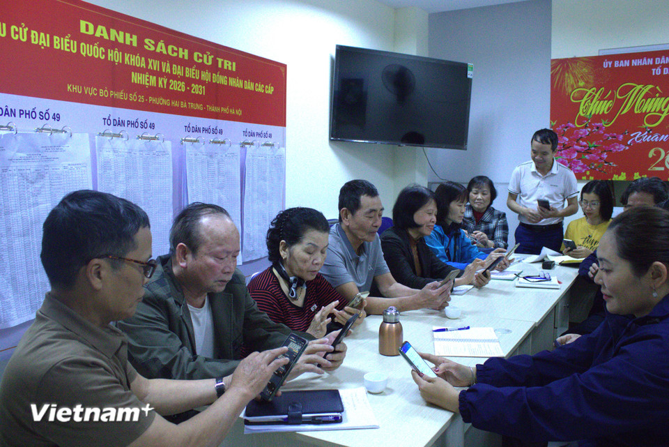 Các địa phương cũng được phổ biến, tuyên truyền về việc sử dụng Cơ sở dữ liệu Quốc gia về dân cư cho thẻ cử tri, giúp tối ưu hóa quy trình và đảm bảo chính sách, minh bạch. (Ảnh minh họa: Minh Anh/Vietnam+)
